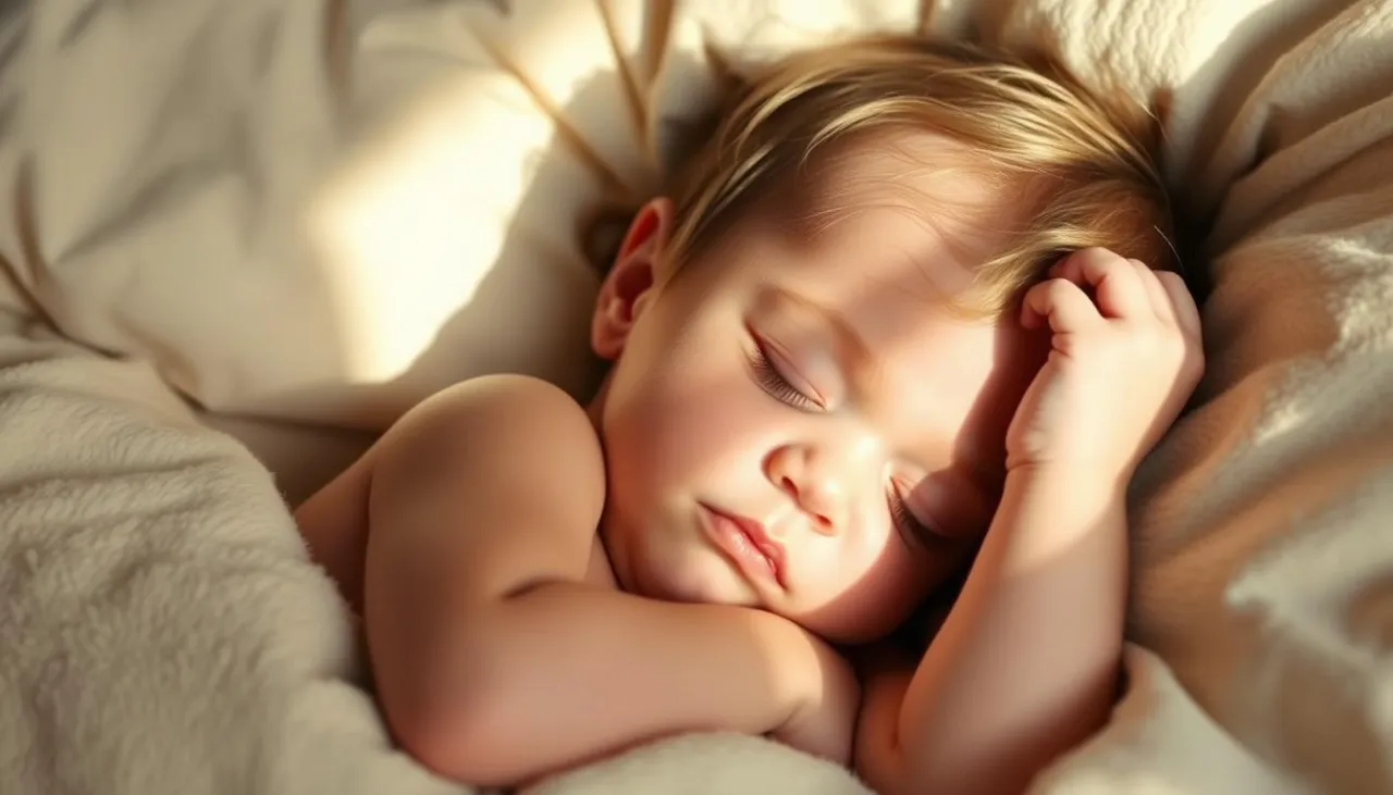 Spokojne otoczenie do snu dla dziecka
