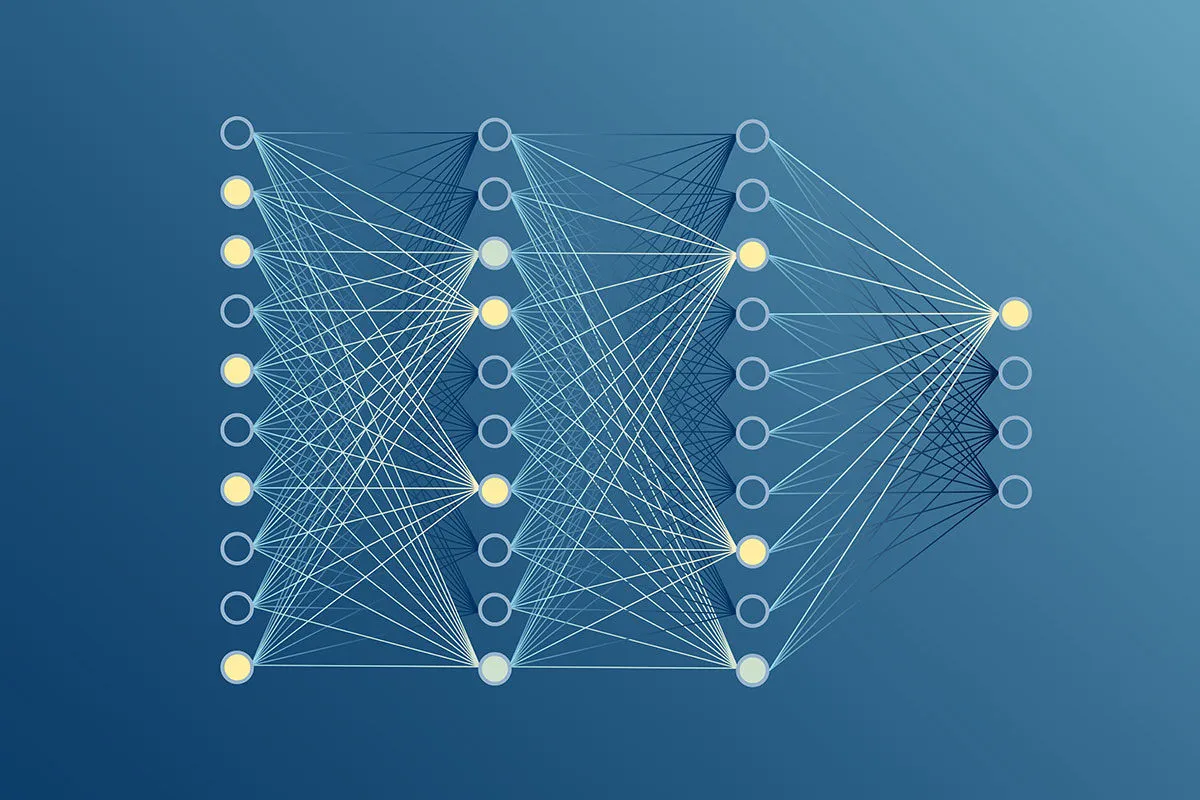 wizualizacja sieci neuronowej analizującej muzykę