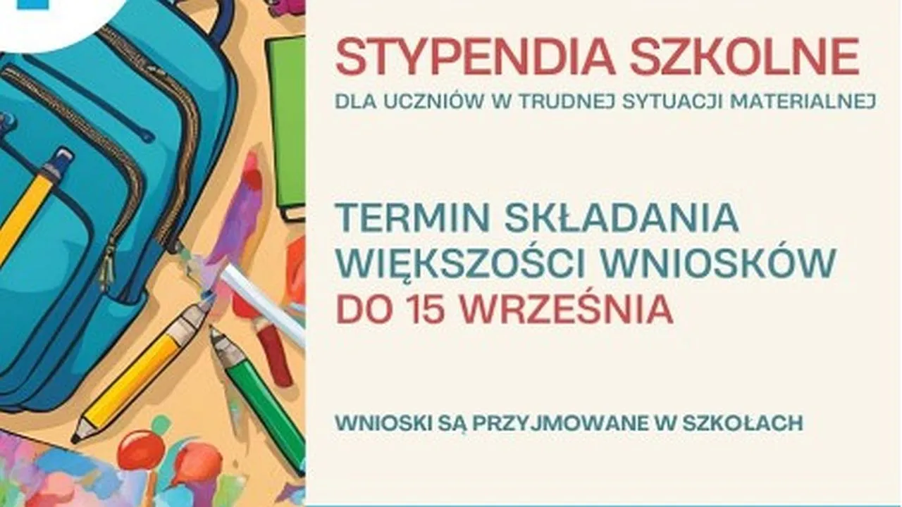 stypendium szkolne lista zakupów