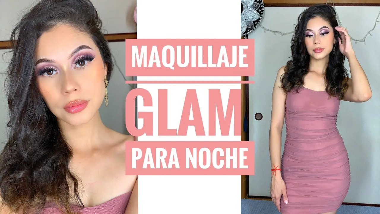 Zdjęcie Maquillaje para vestidos rosa palo: el look perfecto que no falla