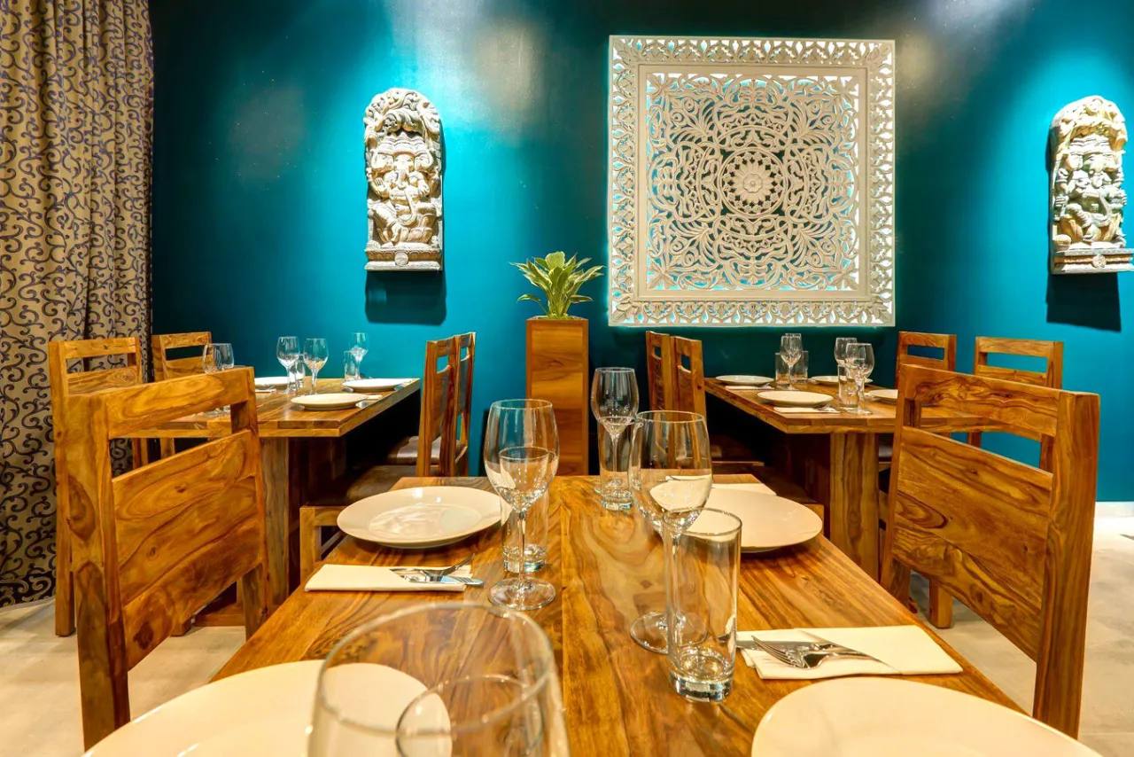 Wystrój restauracji orientalnej