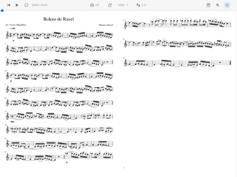 IMSLP Bolero Ravel strona