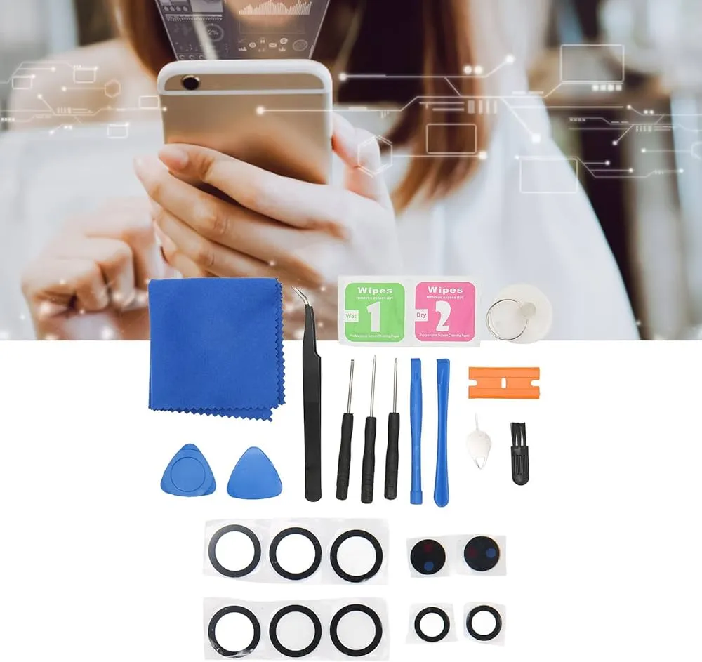 narzędzia do wymiany szkiełka aparatu smartfona