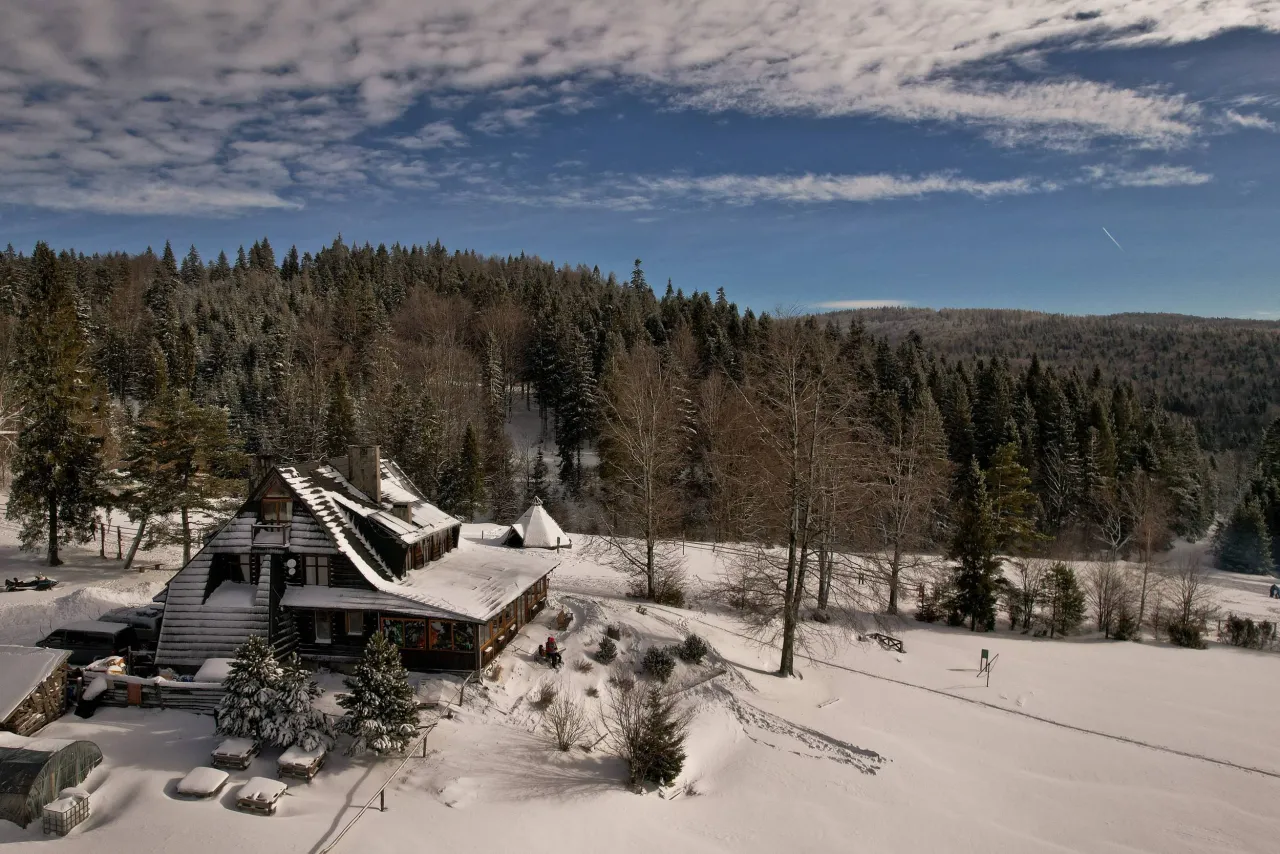 Mapa szlaków turystycznych do Bacówki nad Wierchomlą