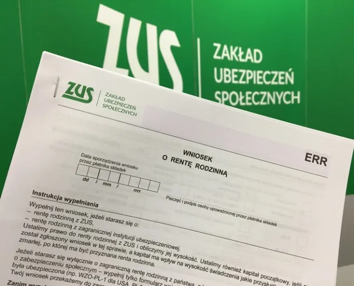Zaświadczenie ZUS renta rodzinna