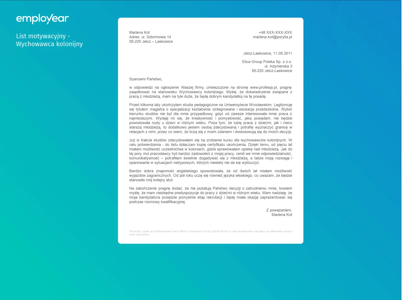 dokumenty wychowawca kolonijny checklist