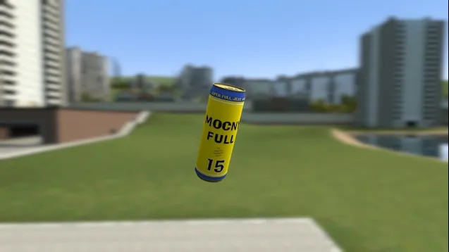 Pusta puszka piwa Mocny Full