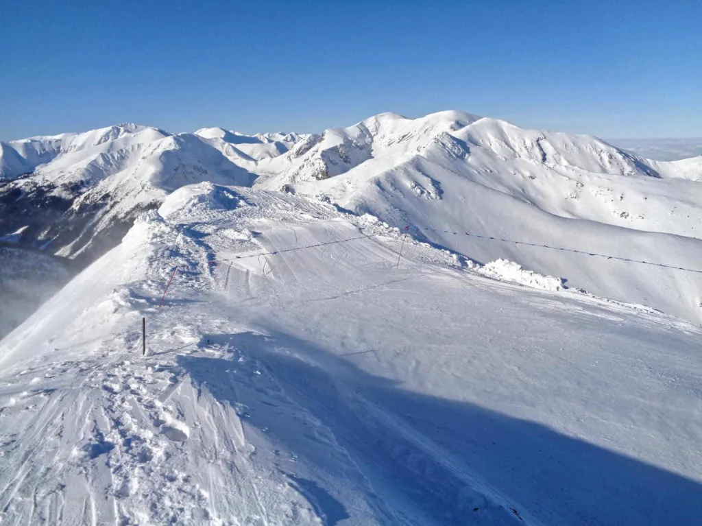 Czerwone Wierchy zimą