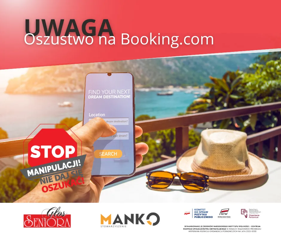 bezpieczne rezerwacje online oszustwa