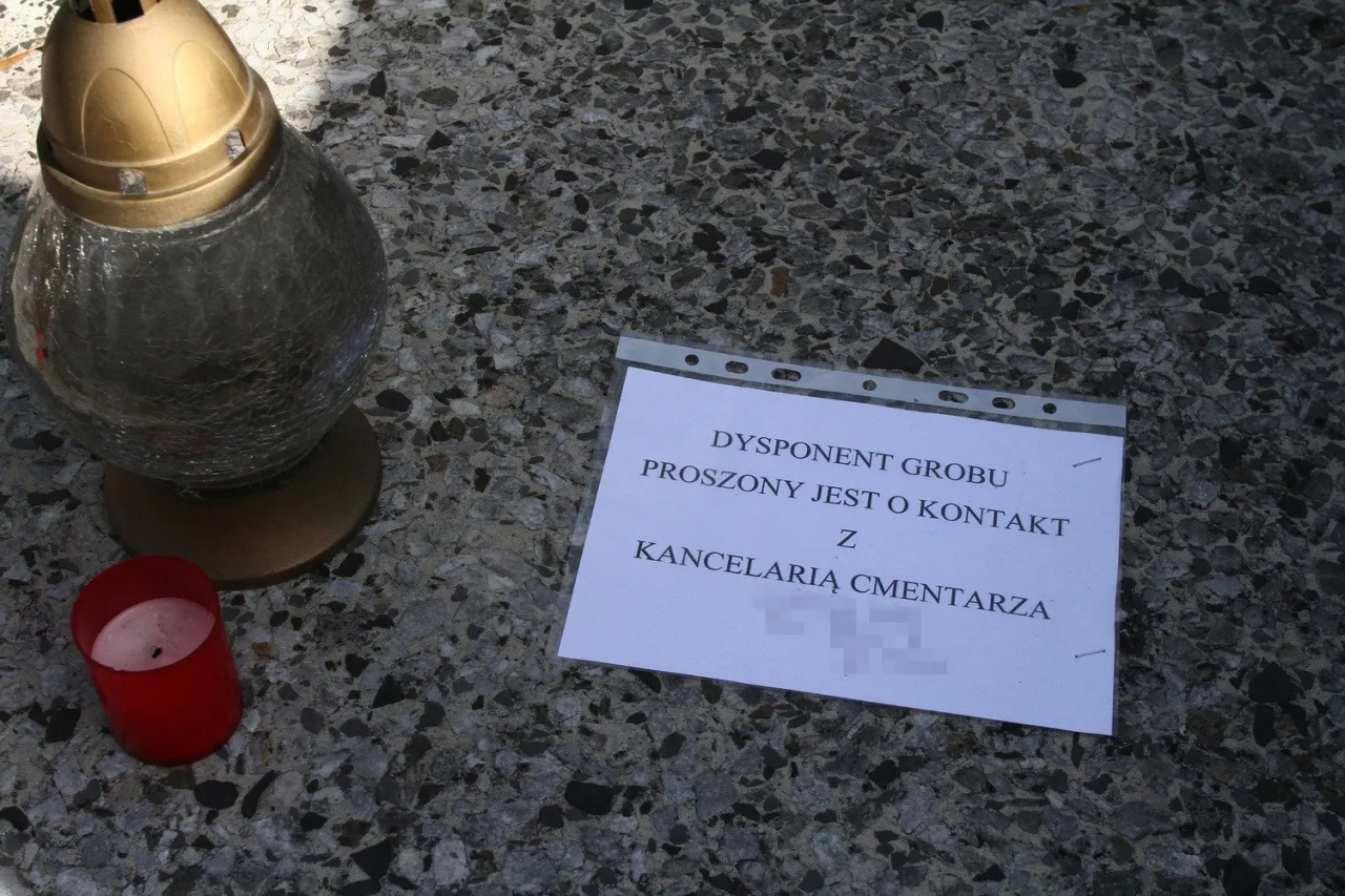 Opłata za grób na cmentarzu