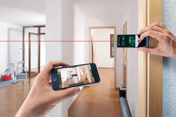 Dalmierz laserowy i aplikacja do mierzenia wysokości