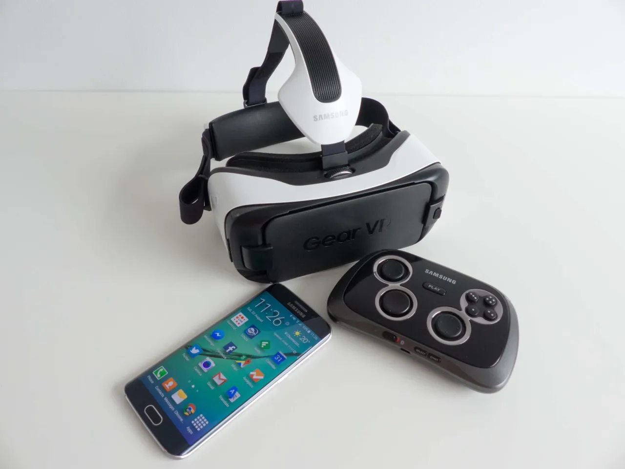 telefon w goglach VR