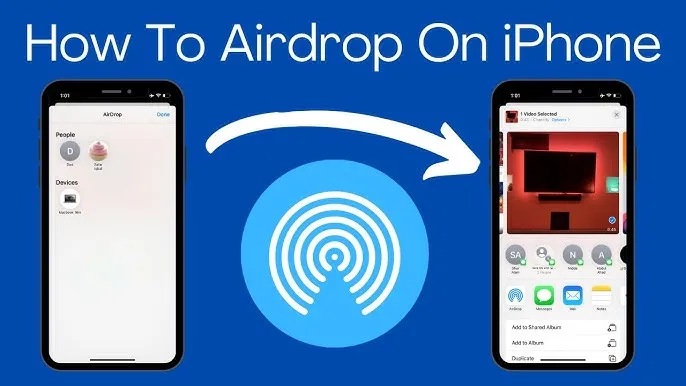 airdrop ikona transfer bezprzewodowy