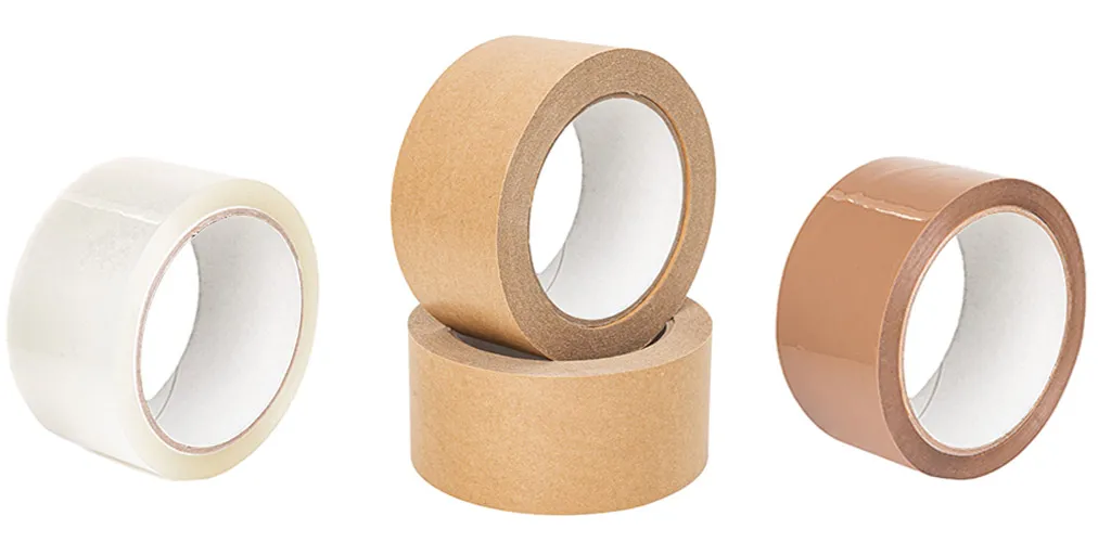 r&oacute;żne rodzaje taśm klejących