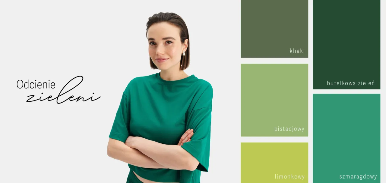 Odcienie zieleni w modzie