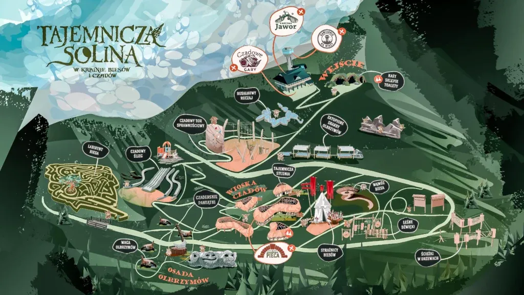 Park Rozrywki Tajemnicza Solina dzieci