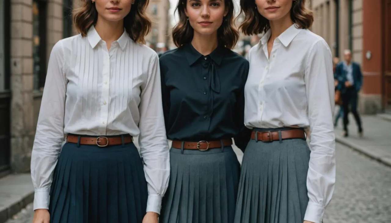 Stylizacje z wiązaną bluzką na co dzień i elegancko