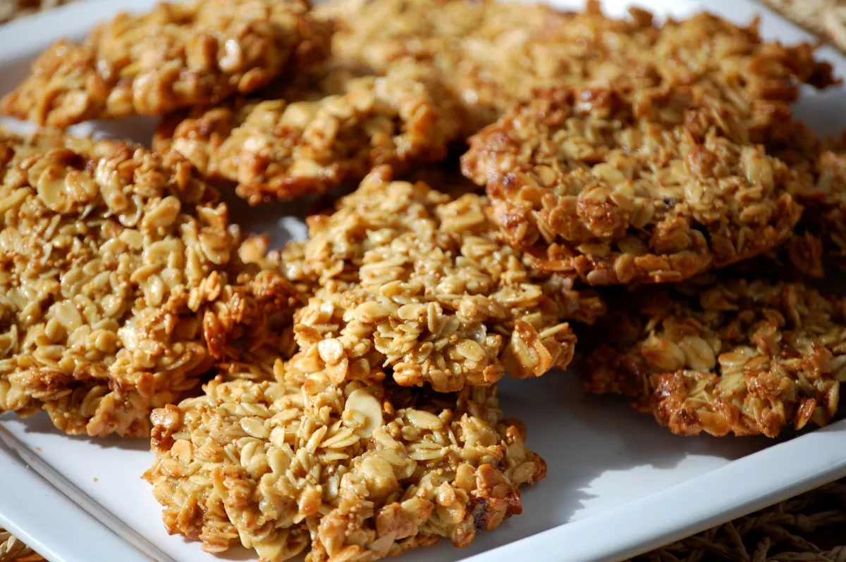 zdrowe składniki na ciasteczka owsiane