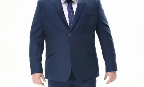 mężczyzna garnitur granatowy chrzciny