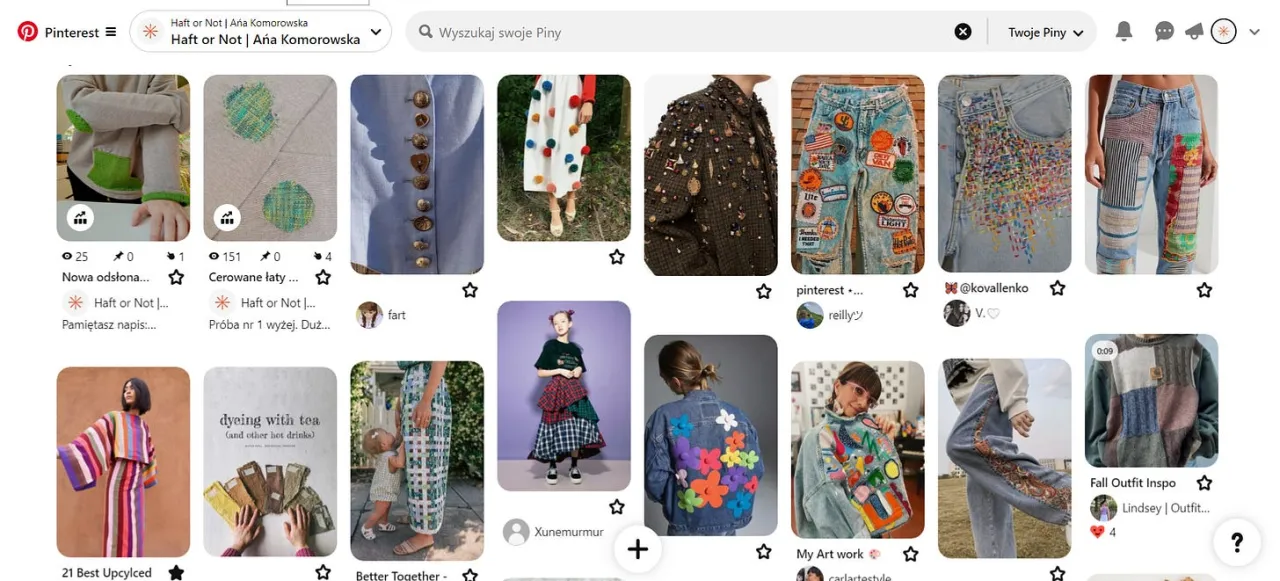 Przykłady upcyklingu ubrań przed i po