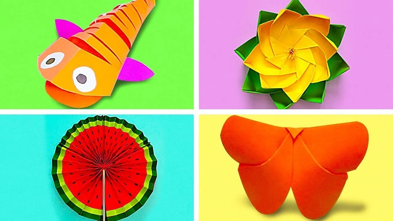 inspiracje diy z papieru, kreatywne projekty z papieru