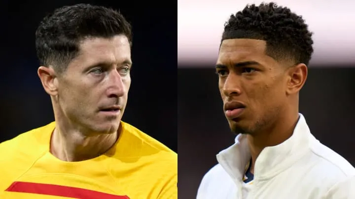 Jude Bellingham Robert Lewandowski Trofeo Pichichi