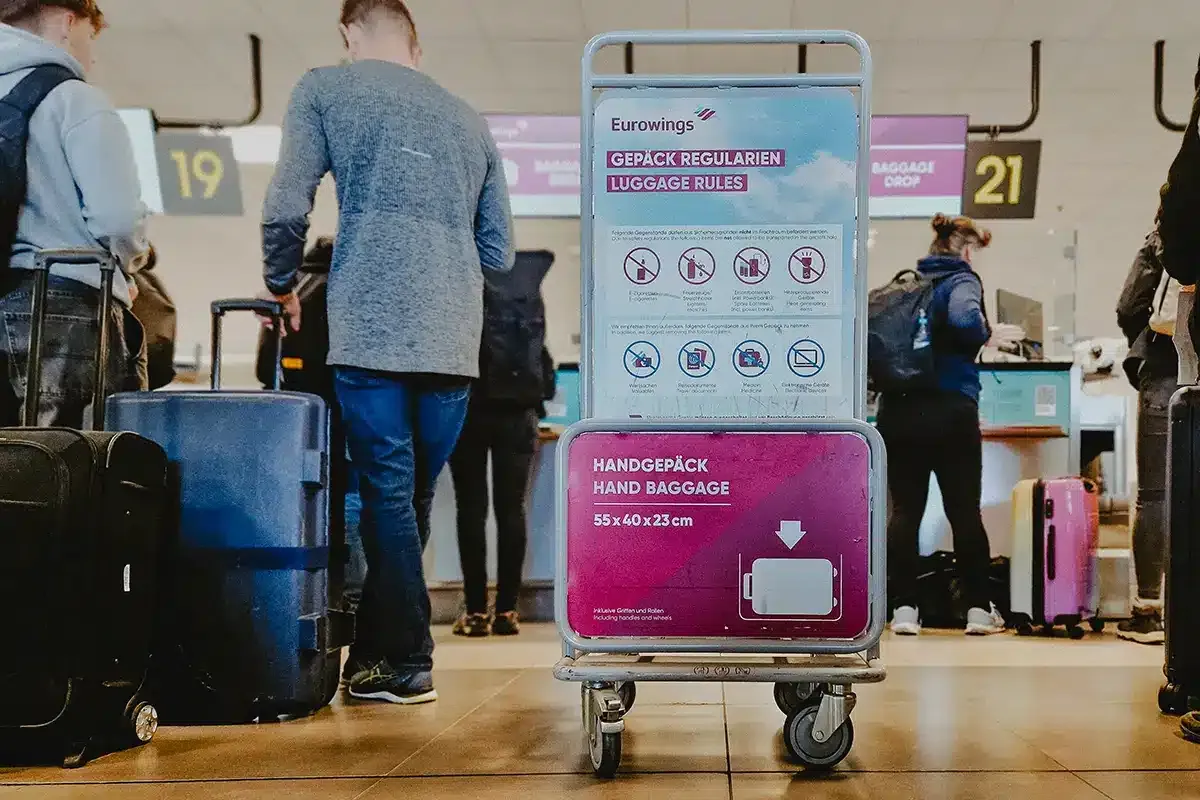 Eurowings Koffer 23 kg Ma&szlig;e