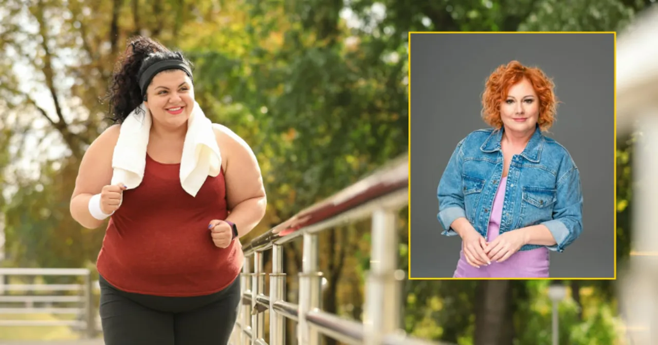 kobieta wchodzi pod górę chodzenie