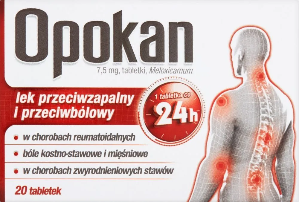 Opokan 7 5 mg Opokan Max 15 mg opakowania
