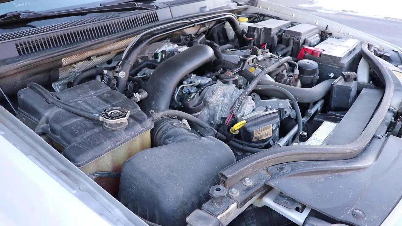 Jeep Grand Cherokee 3.0 CRD engine bay