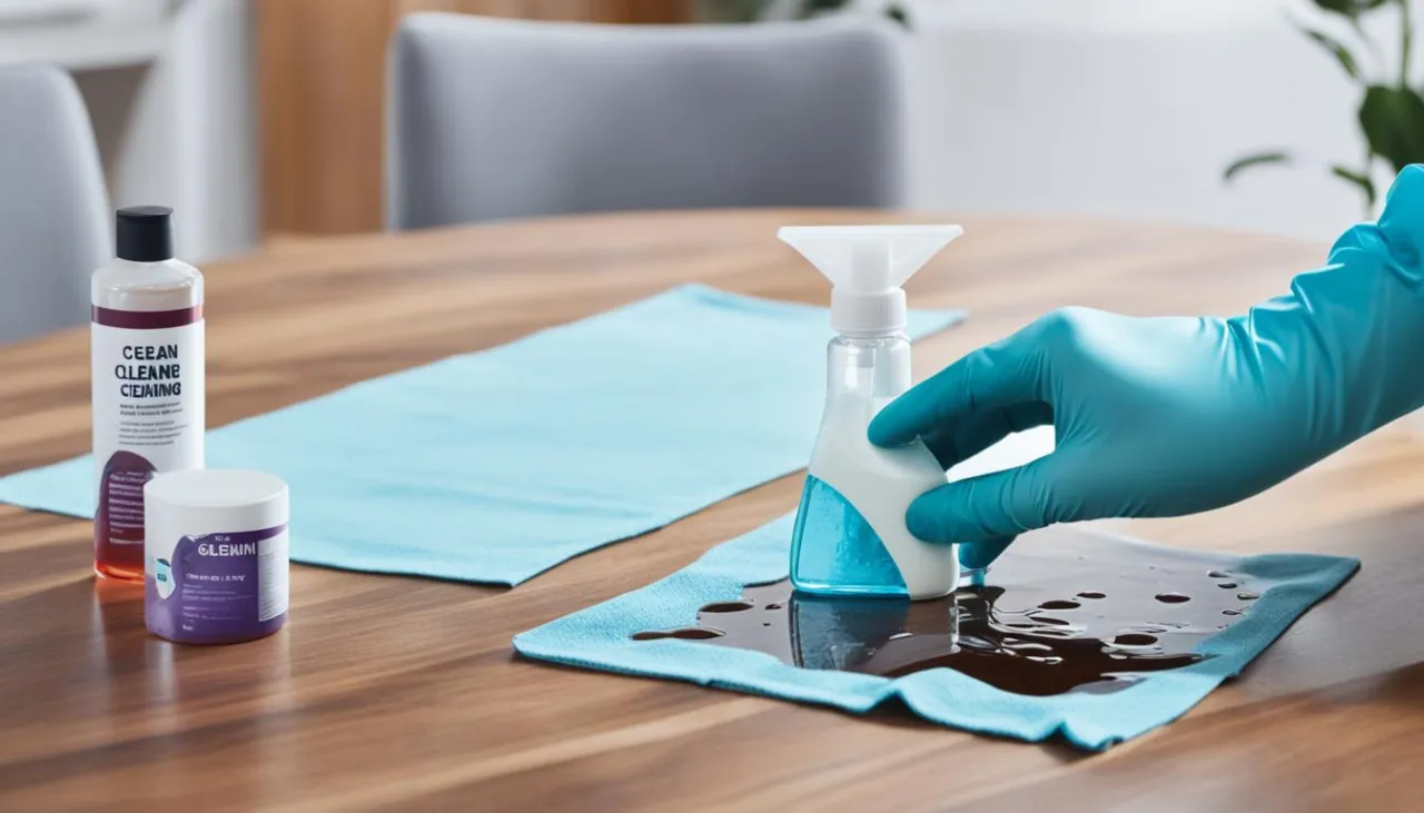 usuwanie ż&oacute;łtych plam z białych mebli lakierowanych