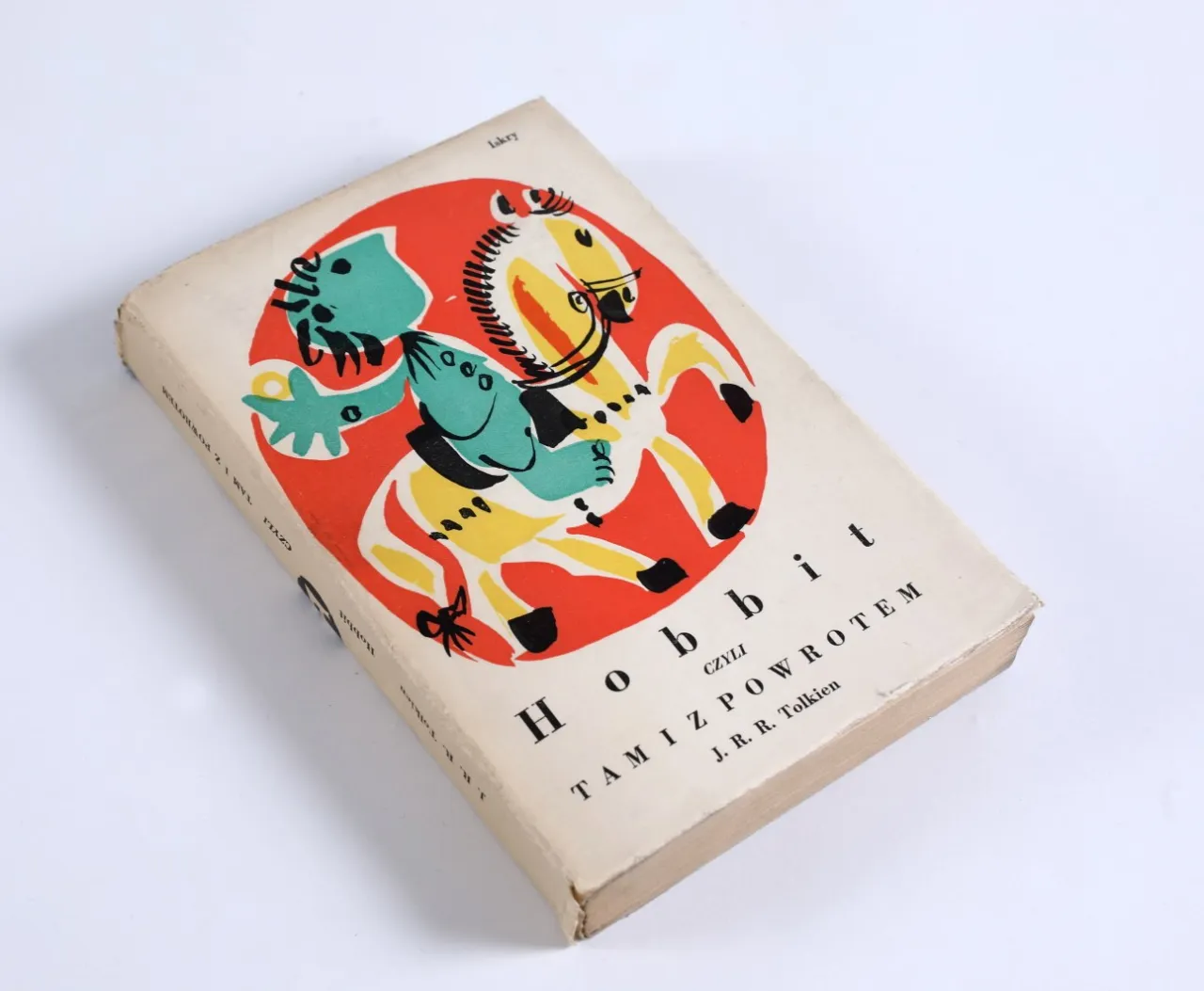 stare wydanie książki Hobbit okładka