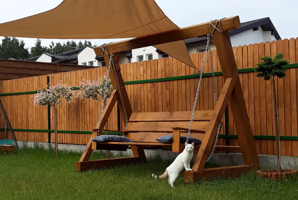 impregnacja drewna huśtawka ogrodowa