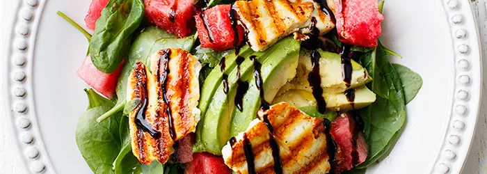 Sałatka z halloumi i arbuzem