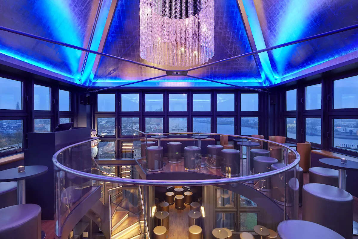 Tower Bar Hotel Hafen Hamburg Aussicht