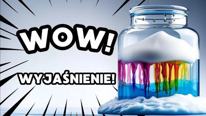eksperyment tęcza w słoiku pianka do golenia