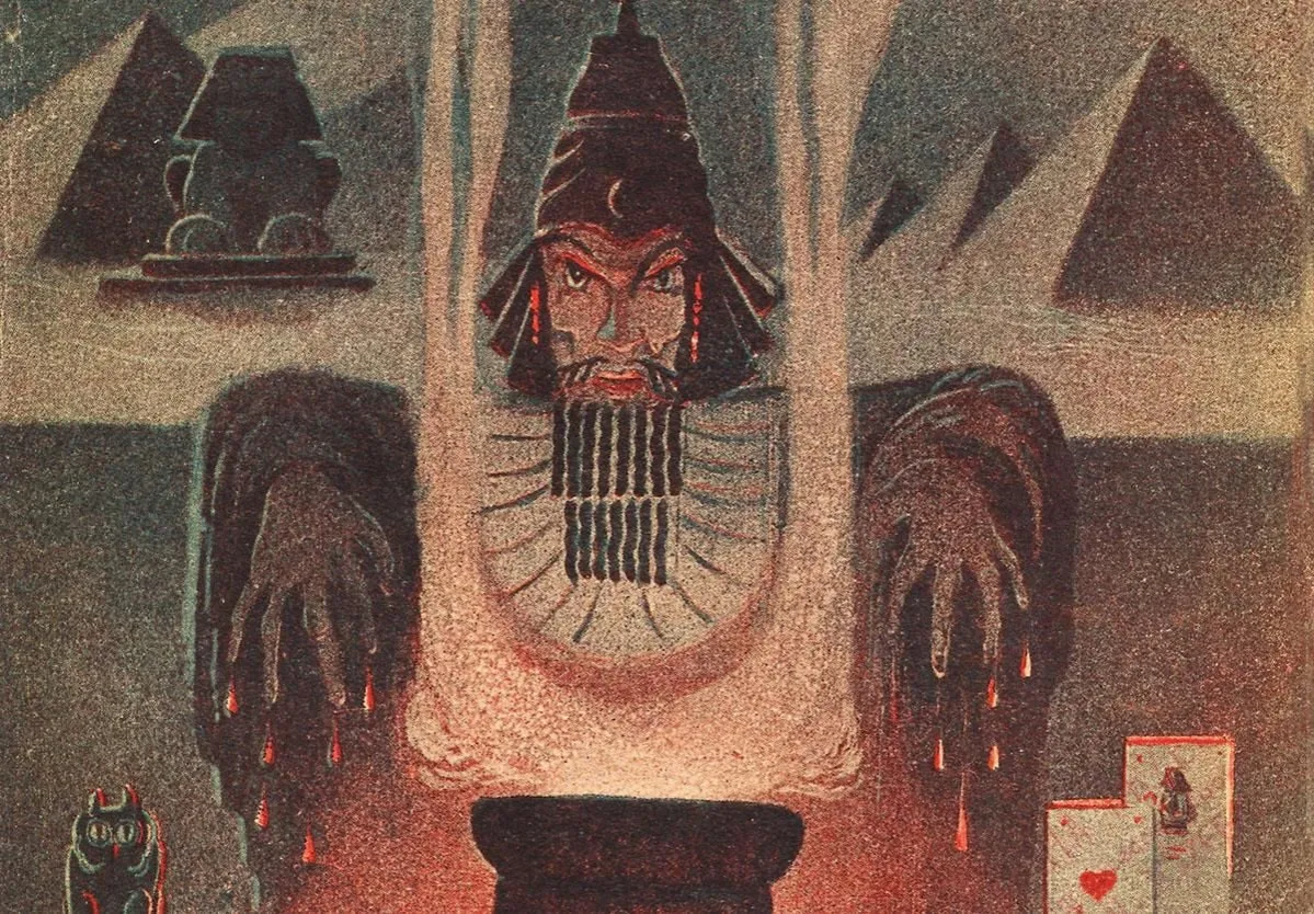 stary sennik ilustracja