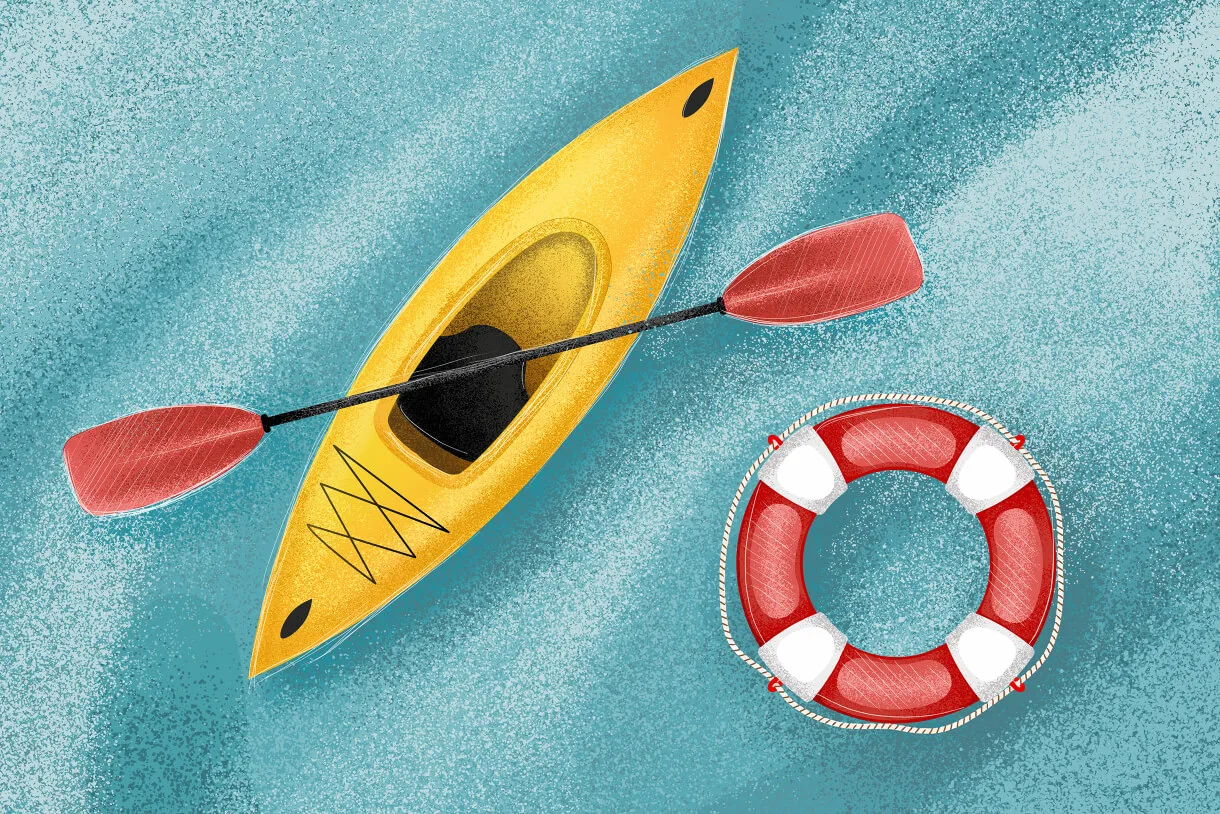 bezpieczeństwo na spływie kajakowym