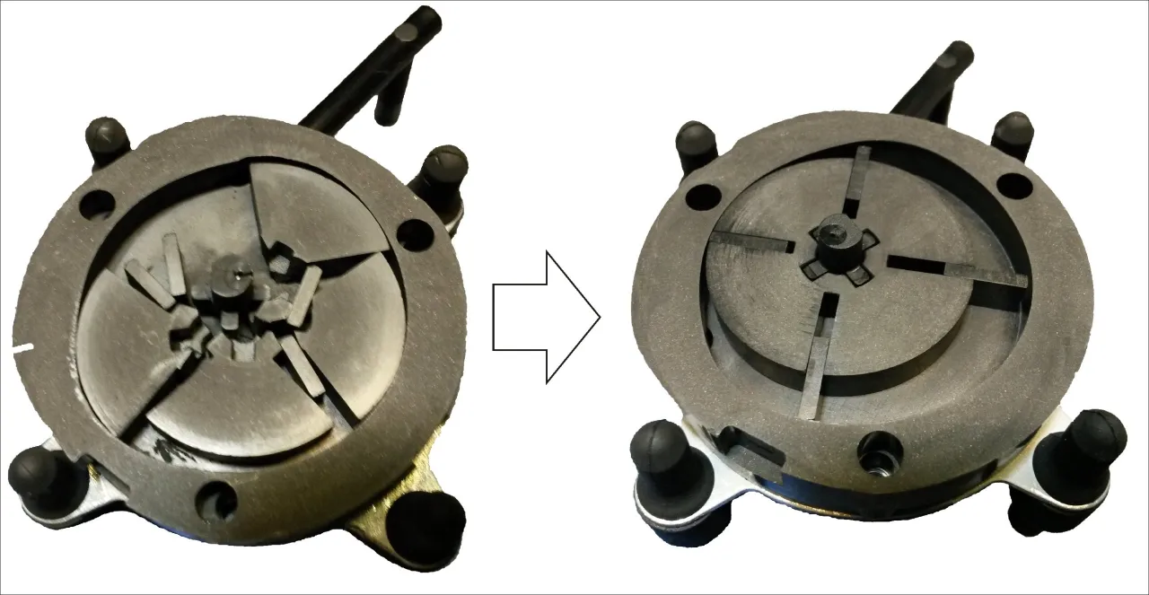 Mechanizm zamka centralnego w samochodzie przed i po naprawie. Dowiedz się, ile kosztuje wymiana zamka centralnego w samochodzie.