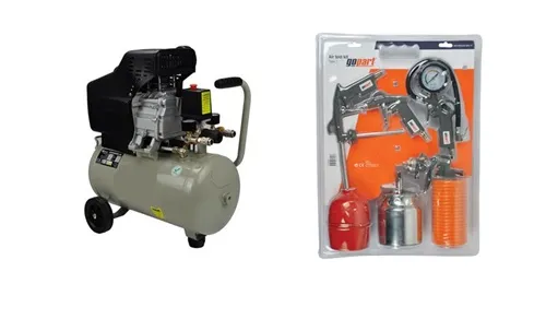 kompresor 50l do lakierowania zestaw