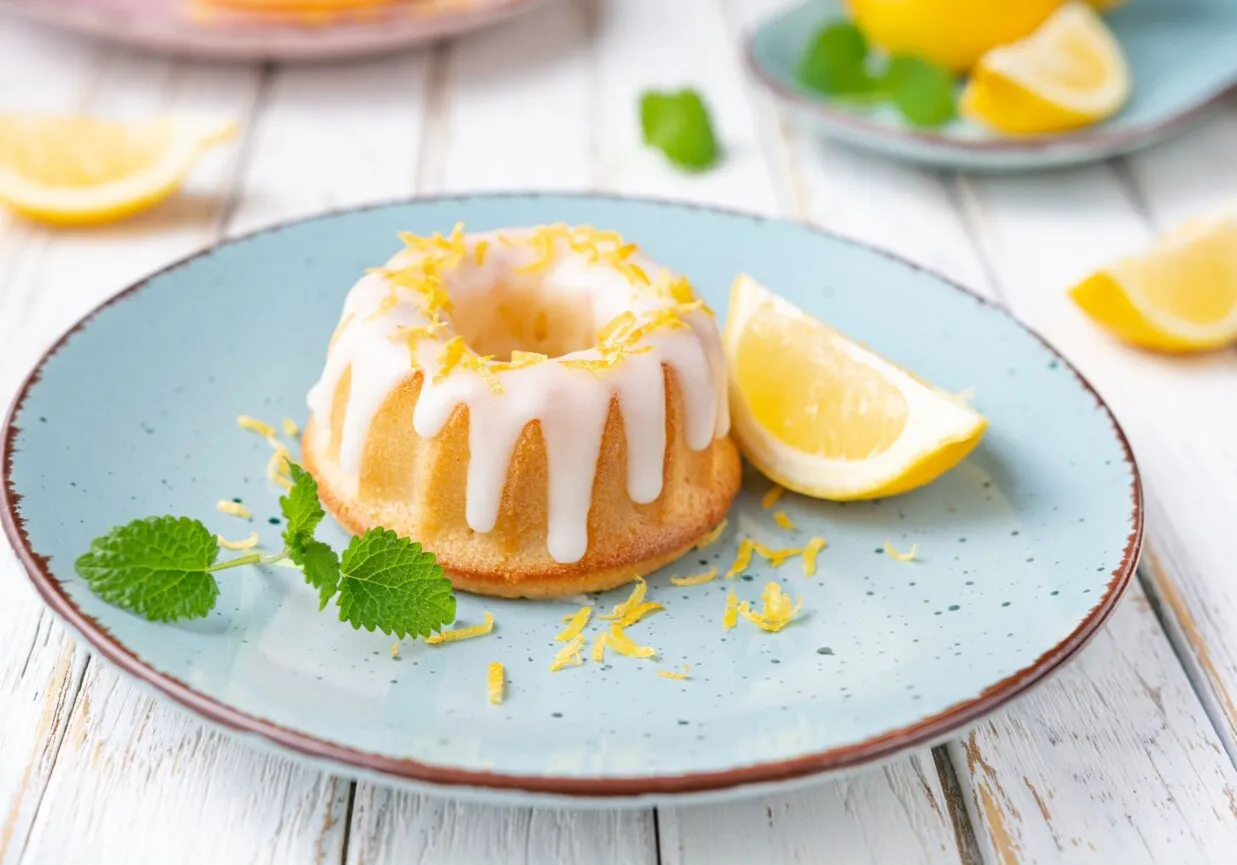 Lukier cytrynowy na cieście