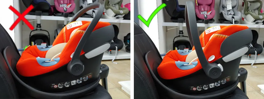 Nieprawidłowy montaż fotelika samochodowego dla dziecka