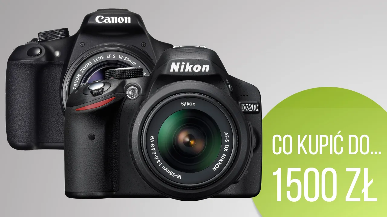 Używane lustrzanki Canon Nikon Sony do 1500 zł