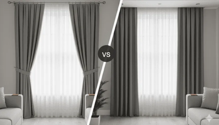 karnisz drążkowy vs szyna sufitowa por&oacute;wnanie