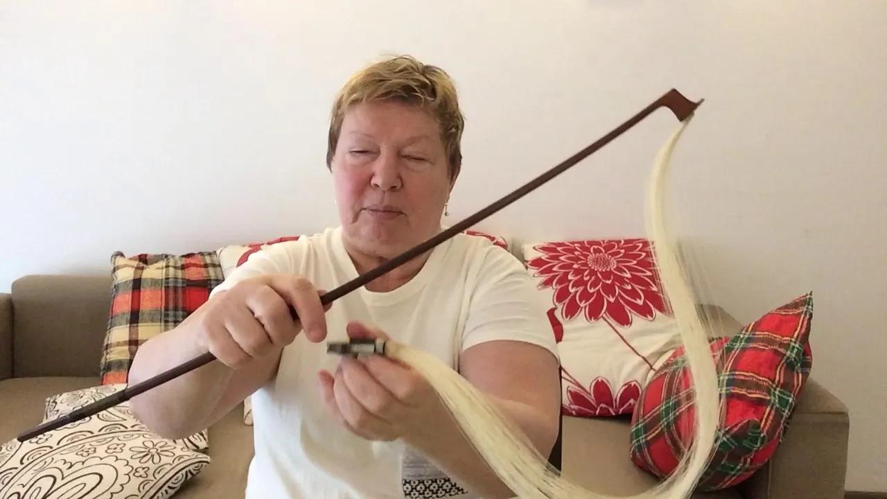 jak prawidłowo kalafoniować smyczek do skrzypiec