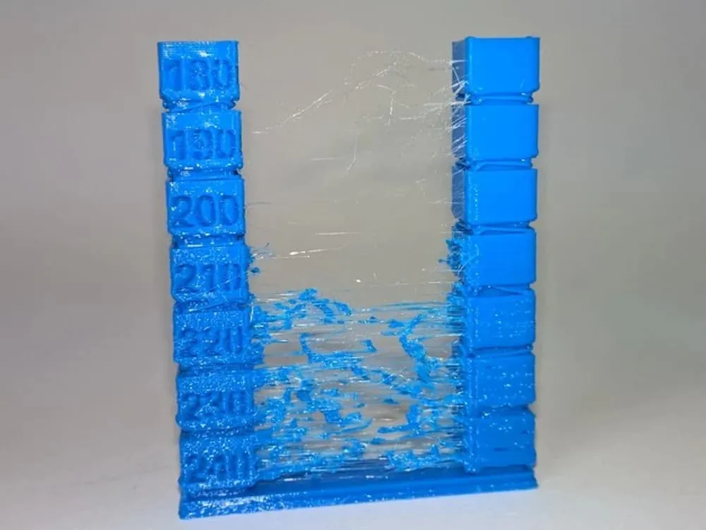 nitkowanie stringing petg przykłady