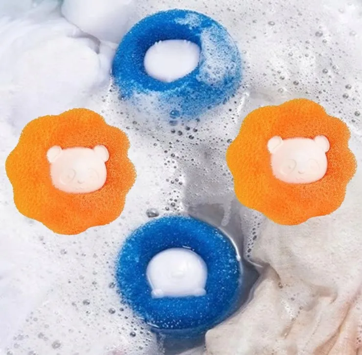 kulki do prania sierści gąbka chusteczki