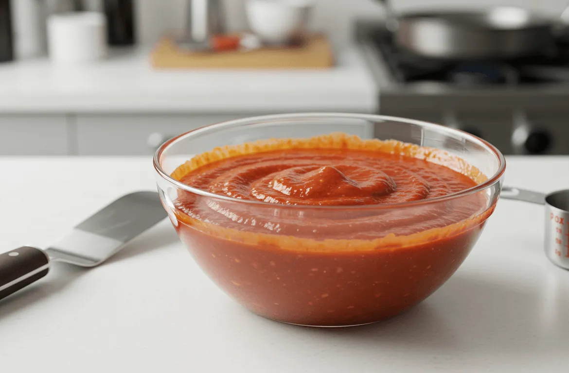 składniki na sos do pizzy z koncentratu