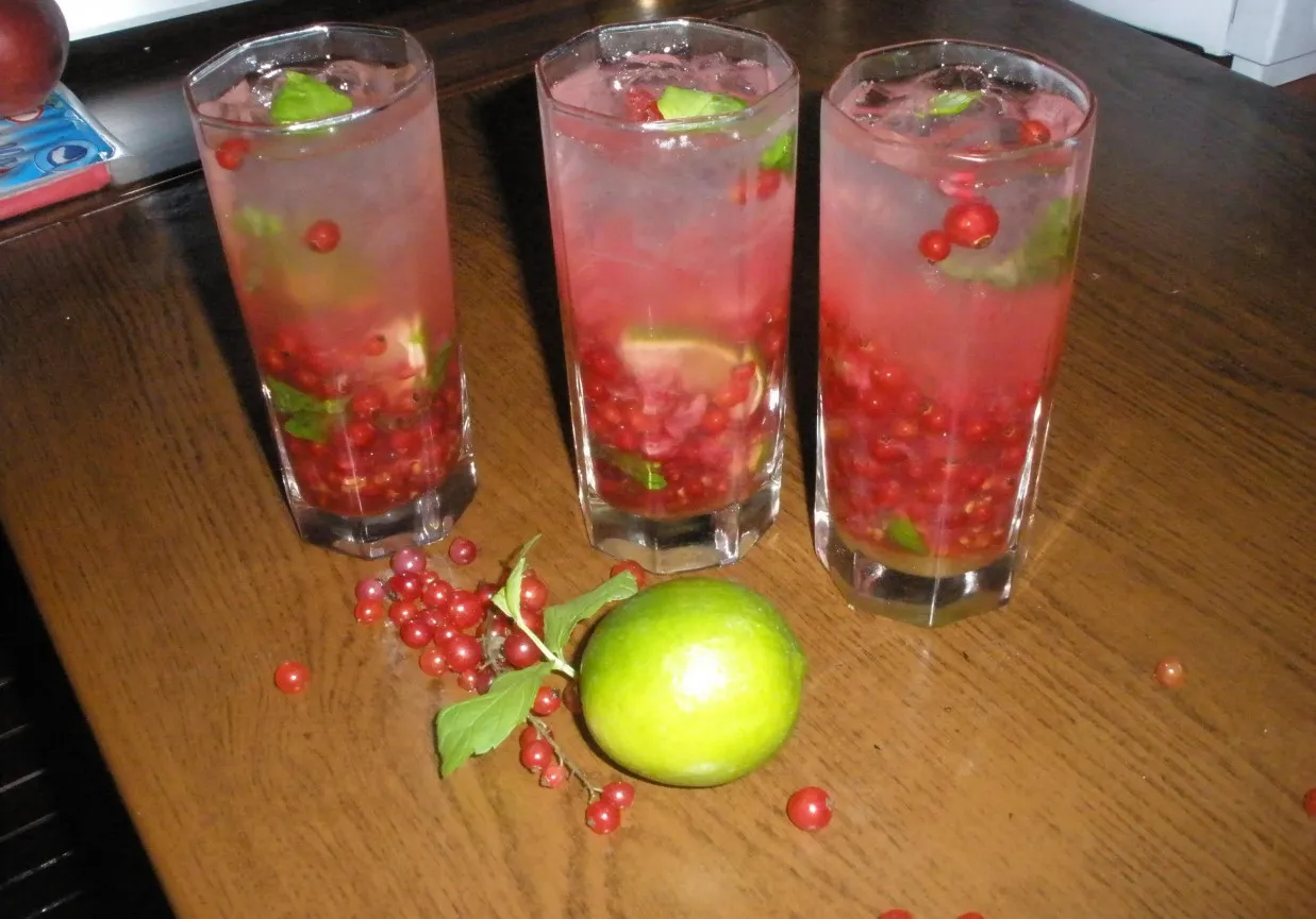 koktajle z w&oacute;dką porzeczkową i świeżymi owocami