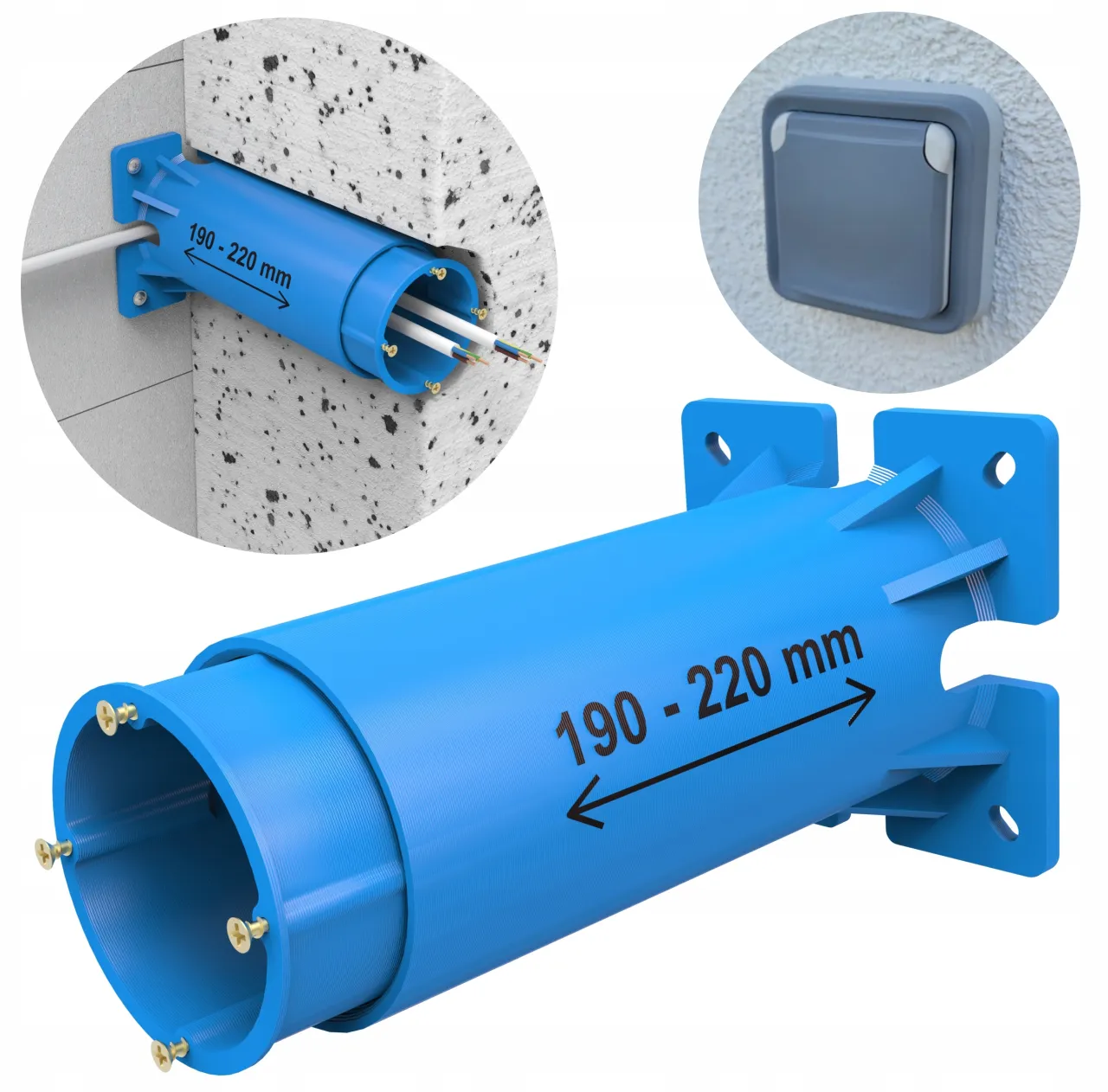 puszka instalacyjna do styropianu